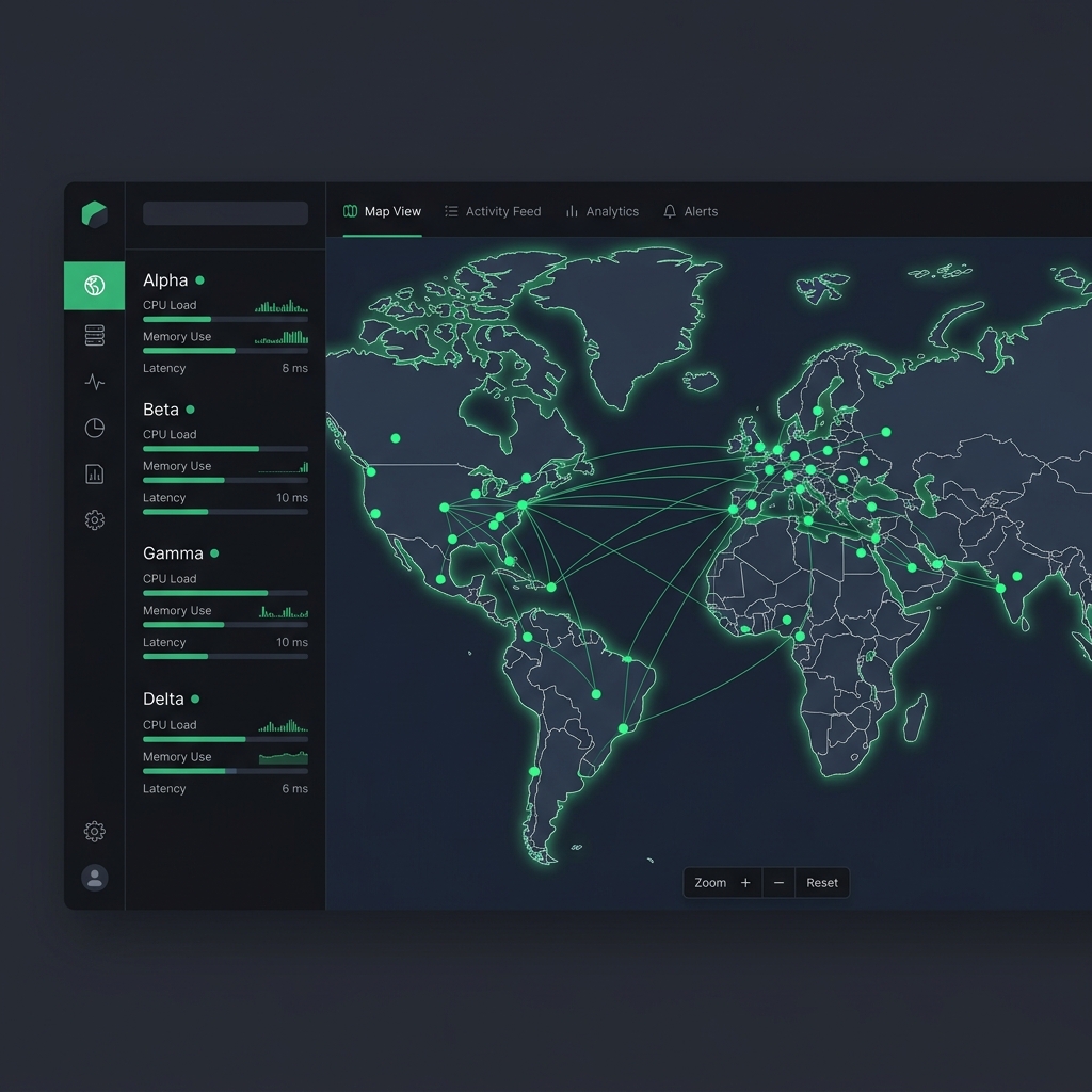 Global Election Network Map