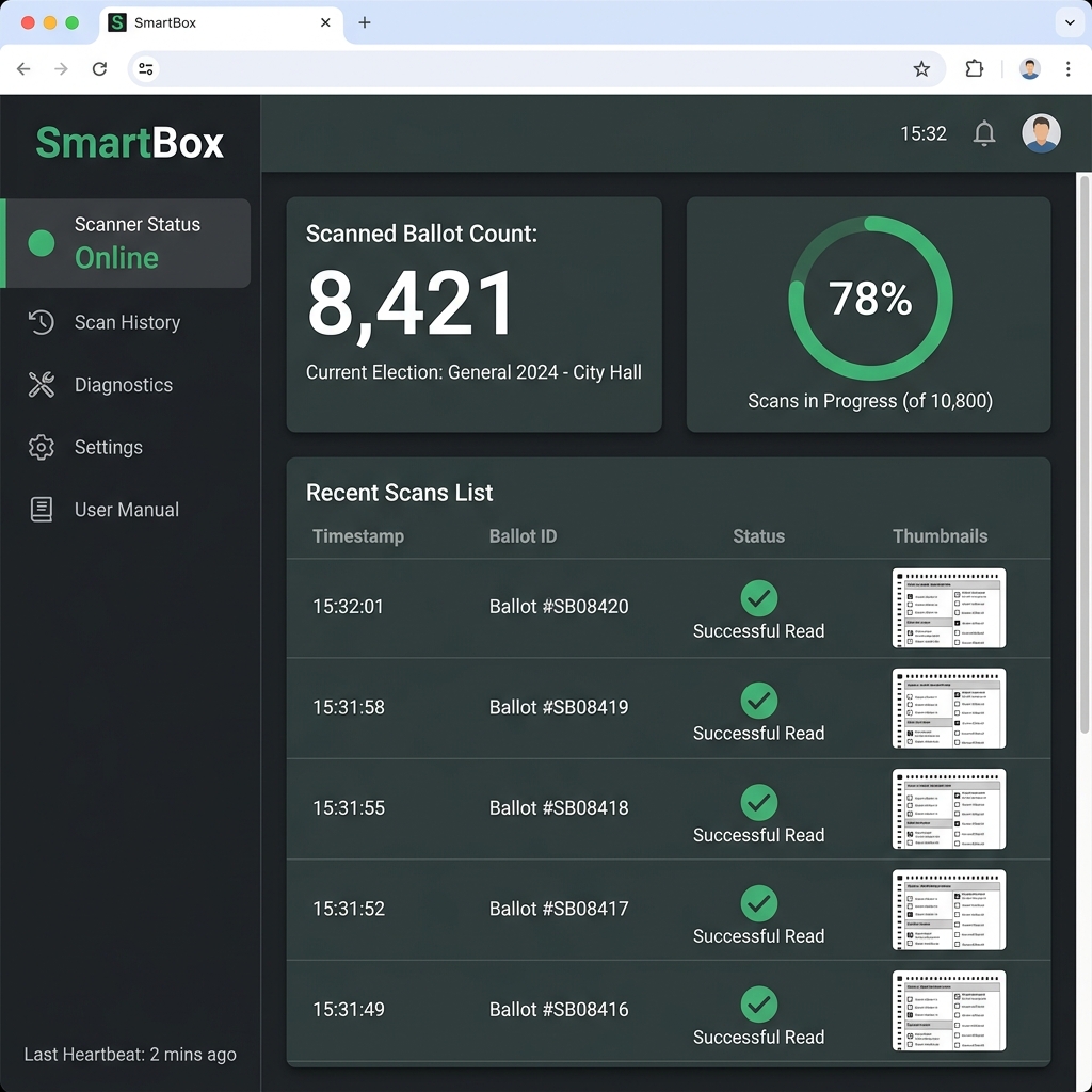 SmartBox Scanner Dashboard